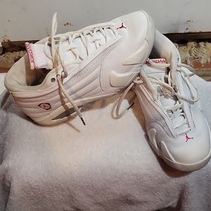 Air Jordan's 14 Retro Low White classic green